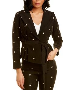 Buy ๐ women Traffic People Embroidered Colby Jacket ๐งจ