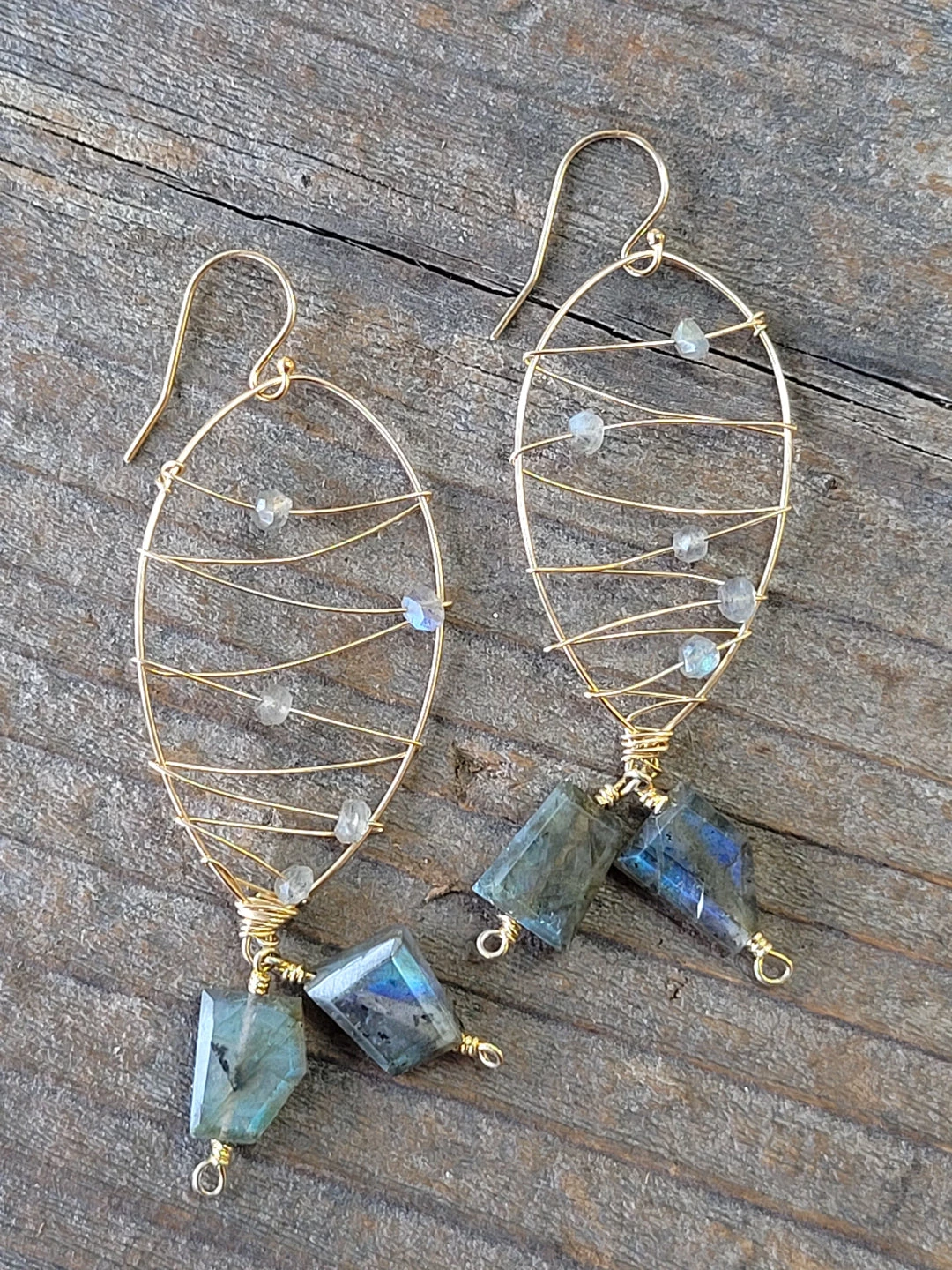Wholesale π A Blonde and Her Bag Jewelry π© women Malibu Earring in Labradorite π - Image 4