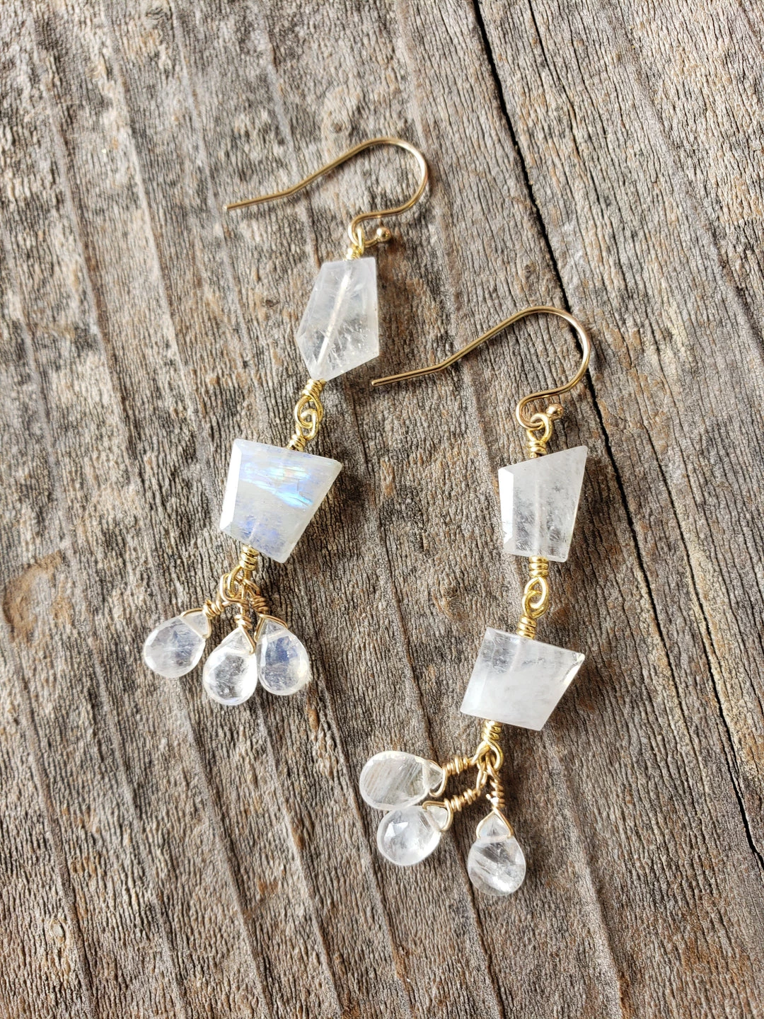 Coupon 😉 A Blonde and Her Bag Jewelry 👩 women Carmel By The Sea Earring in Moonstone 👍 - Image 2