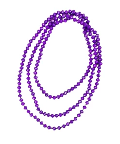 Best deal 💯 A Blonde and Her Bag Jewelry 👩 women Deep Purple Crystal Beaded Necklace 💯