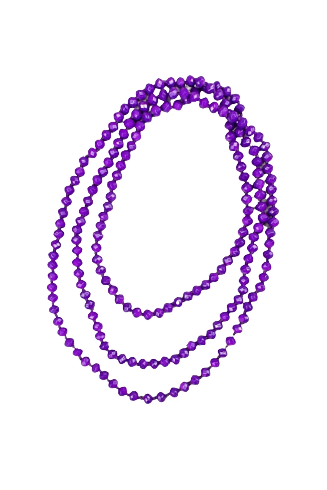 Best deal π― A Blonde and Her Bag Jewelry π© women Deep Purple Crystal Beaded Necklace π―