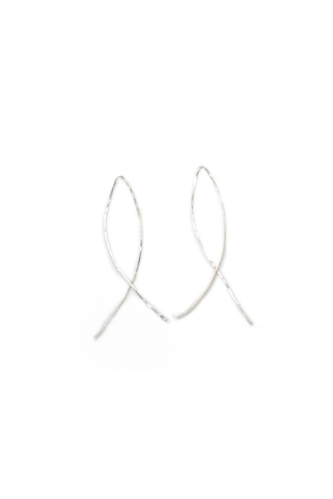 Wholesale ๐ฅ A Blonde and Her Bag Jewelry ๐ฉ women Fishtail ๐จ Hammered Wire Earring ๐