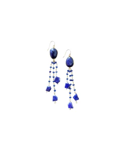 Cheap 👍 A Blonde and Her Bag Jewelry 👩 women Catalina Earring in Sapphire 🥰