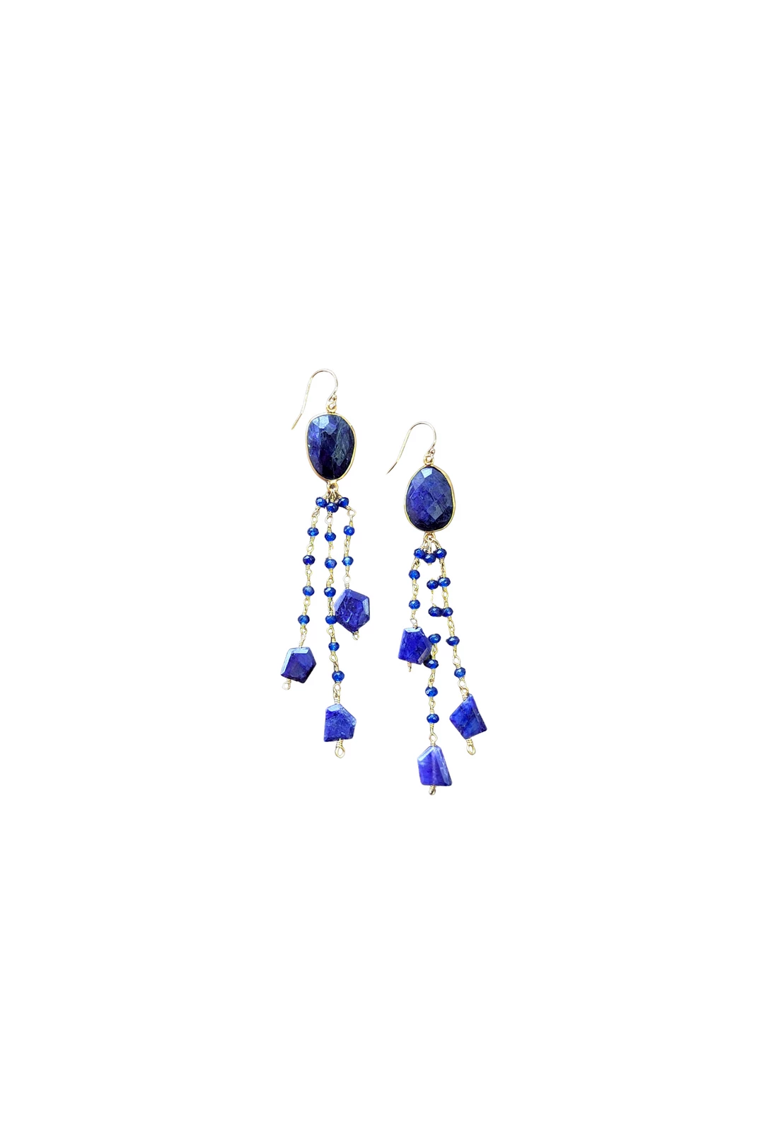 Cheap π A Blonde and Her Bag Jewelry π© women Catalina Earring in Sapphire π₯°