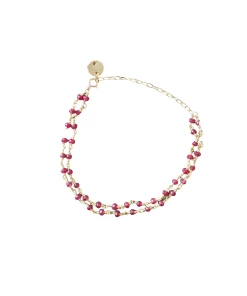 Budget 🎁 A Blonde and Her Bag Jewelry 👩 women Willow Bracelet in Ruby 🔥