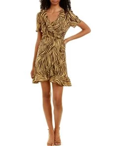 Brand new 🔔 women Traffic People Ruffle Wrap 👗 Dress 🎉