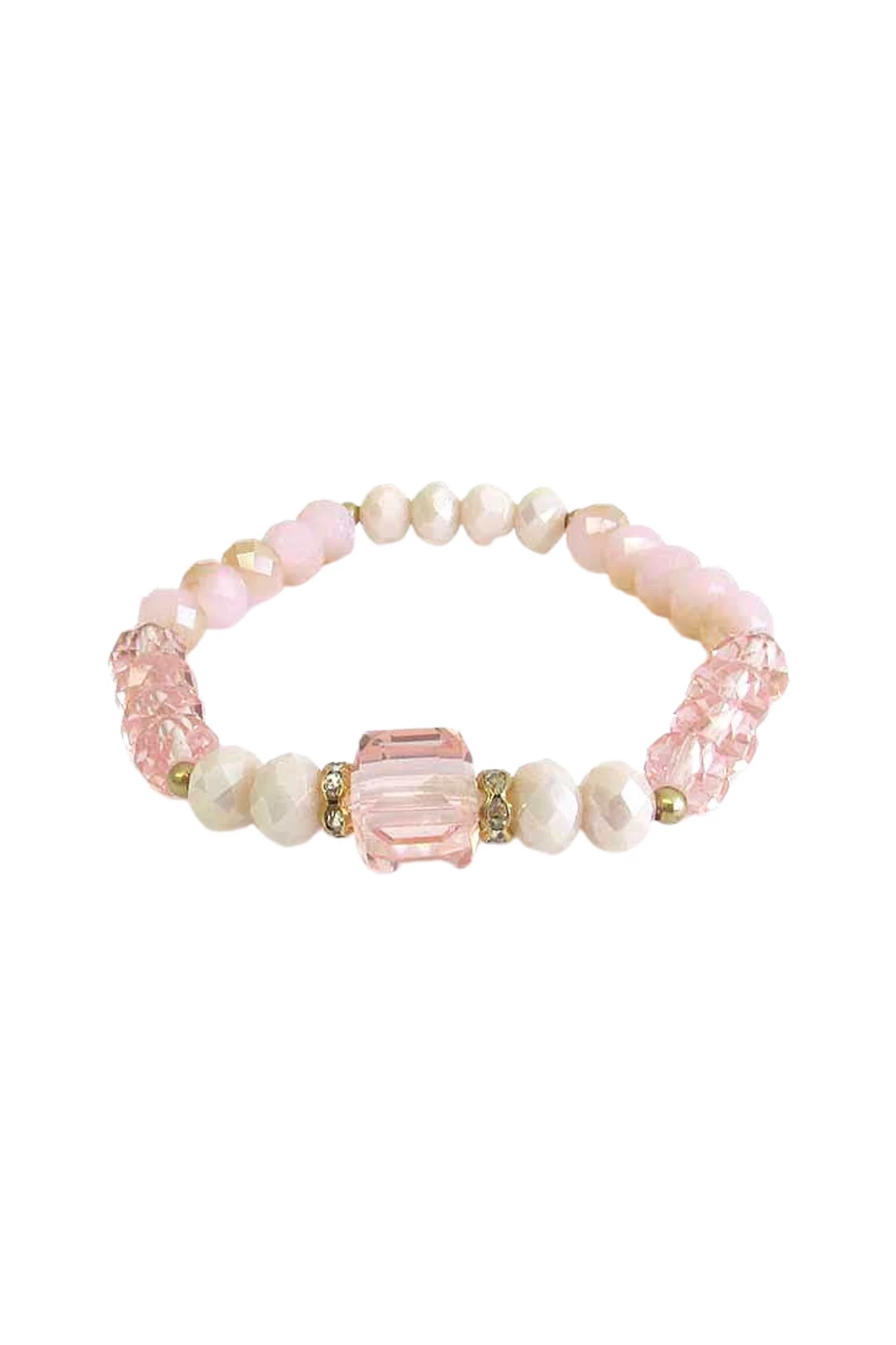 Cheap ๐ A Blonde and Her Bag Jewelry ๐ฉ women Pink Crystal Bracelet โ