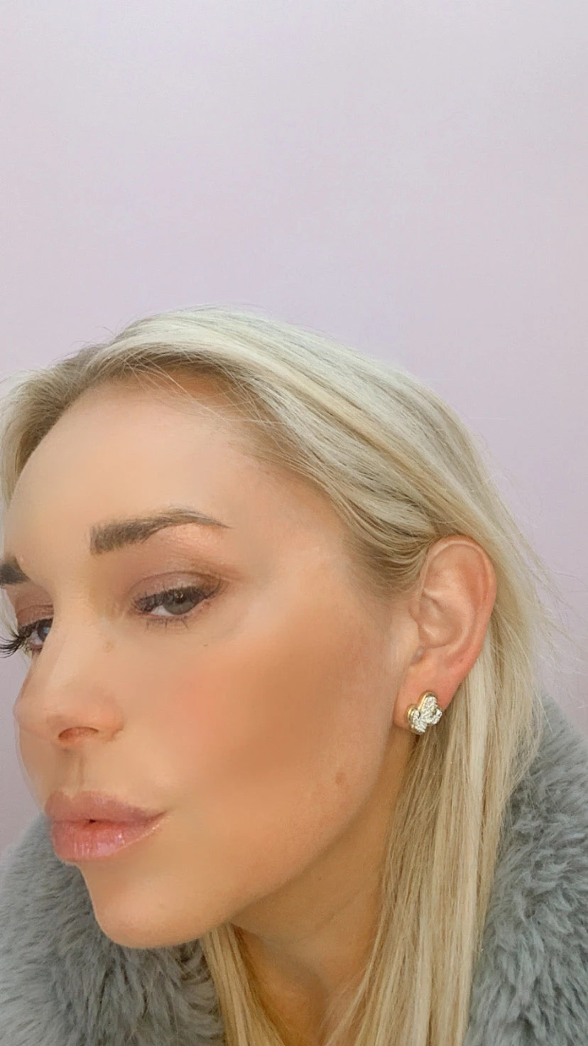 Top 10 ⭐ A Blonde and Her Bag Jewelry 👩 women Iridescent Champagne Druzy Cactus Earring in Gold 👍 - Image 2