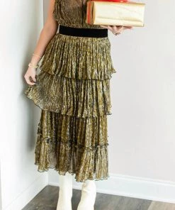 Best deal ๐ Traffic People ๐ฉ women Apogee ๐ Dress in Metallic ๐