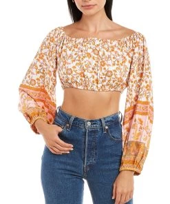 Cheapest 😀 women Traffic People Sofia Crop Top 🛒