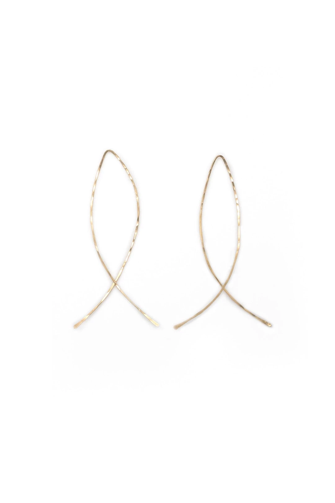 Wholesale ๐ฅ A Blonde and Her Bag Jewelry ๐ฉ women Fishtail ๐จ Hammered Wire Earring ๐ - Image 5