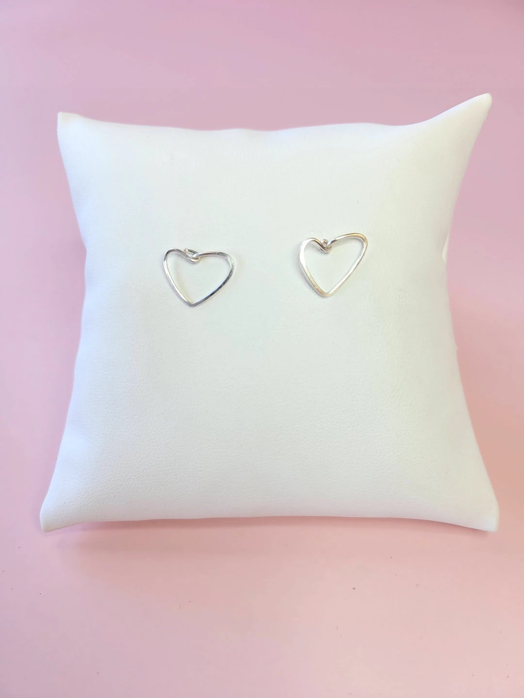 Brand new ๐ A Blonde and Her Bag Jewelry ๐ฉ women Stud Hearts in Silver โจ - Image 2