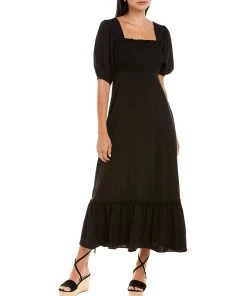 Best Pirce 🌟 women Traffic People Talamanca Midi 👗 Dress ❤️