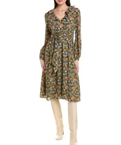 Best Sale ๐ women Traffic People Cinch Midi ๐ Dress โค๏ธ