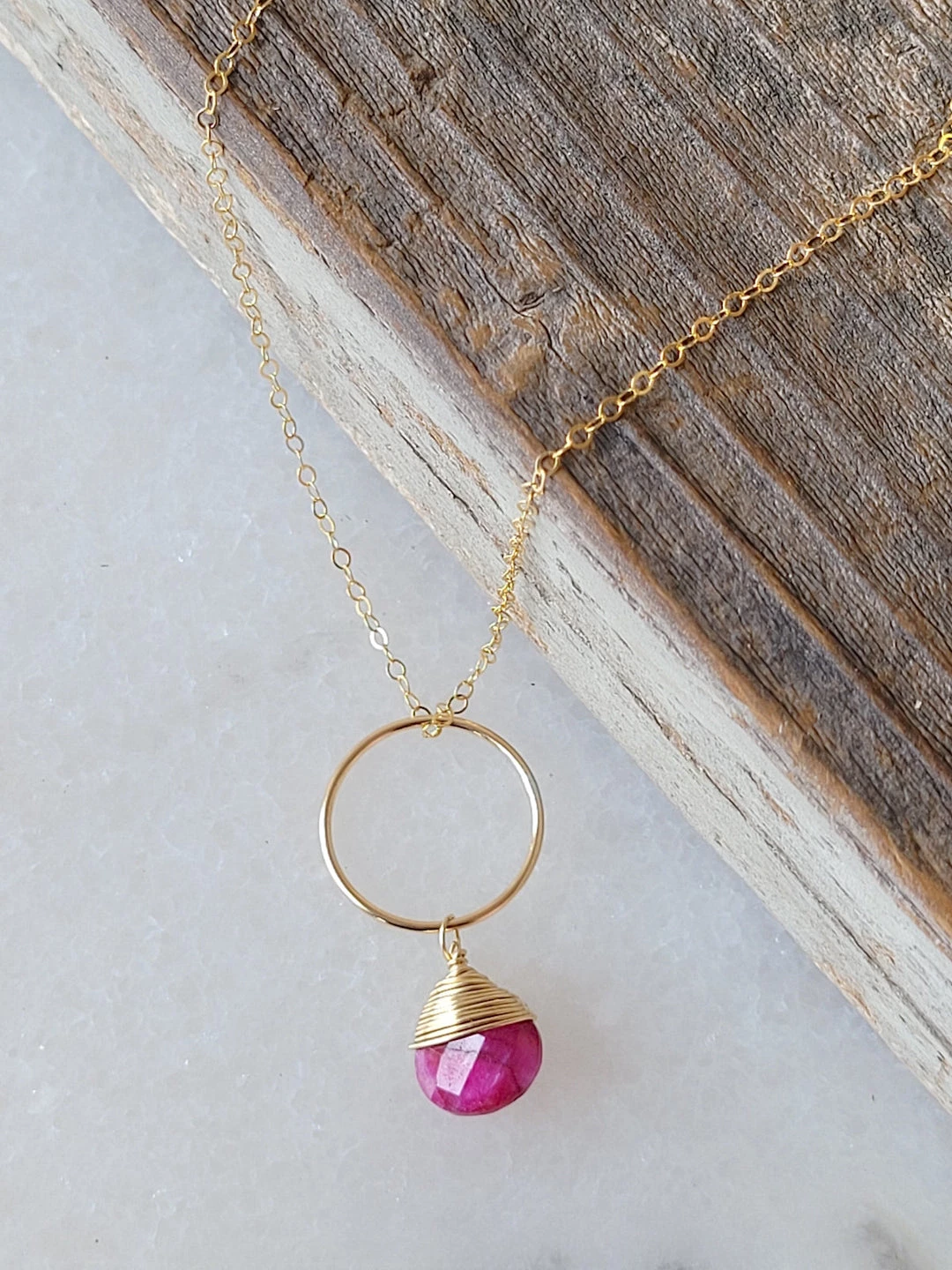 Deals β€οΈ A Blonde and Her Bag Jewelry π© women Yuliya Necklace in Ruby π - Image 2