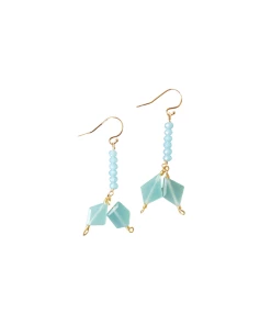Discount 🥰 A Blonde and Her Bag Jewelry 👩 women Del Mar Earring in Chalcedony 🔔