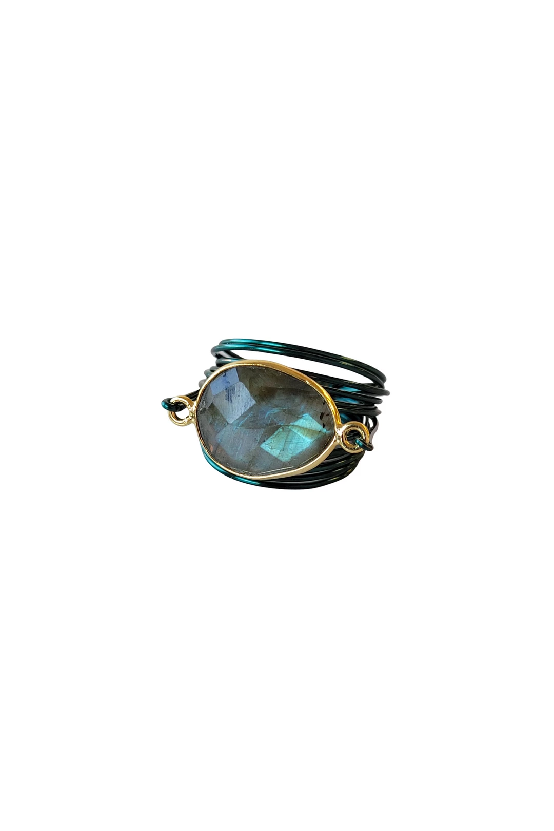 Promo β¨ A Blonde and Her Bag Jewelry π© women Torrey Ring in Green with Labradorite π