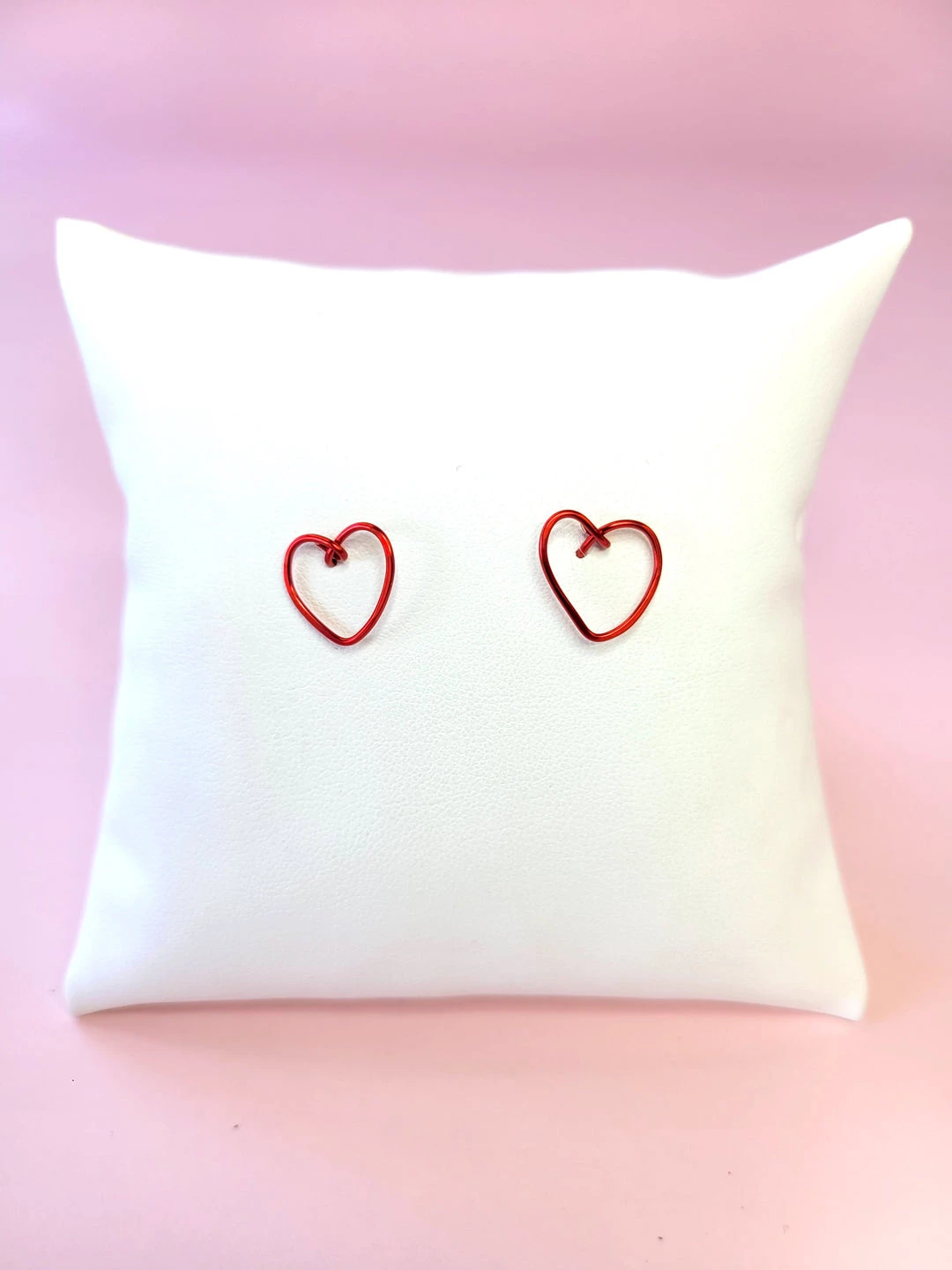 Buy โ๏ธ A Blonde and Her Bag Jewelry ๐ฉ women Stud Heart Earring in Red ๐ - Image 3