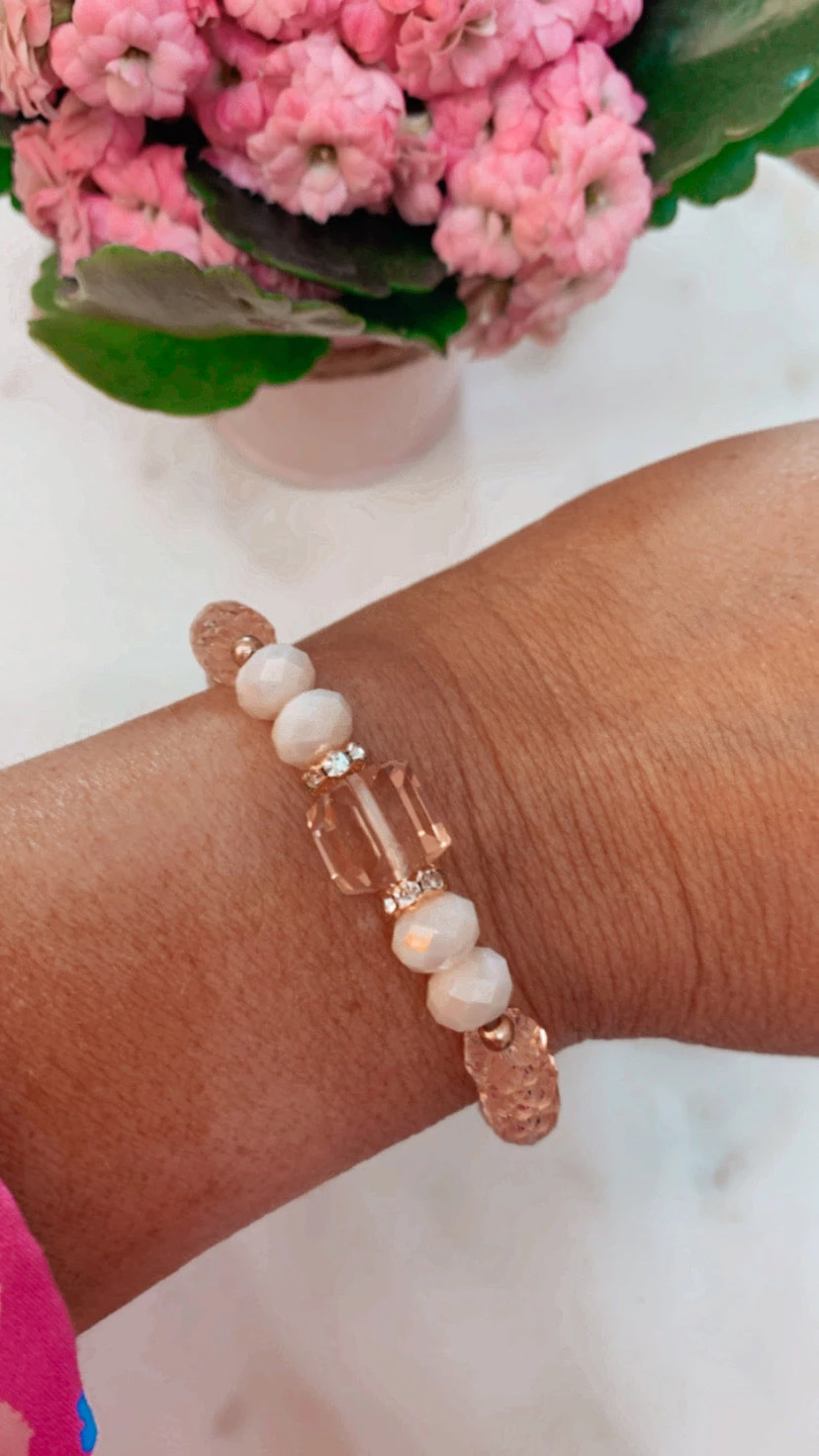 Cheap ๐ A Blonde and Her Bag Jewelry ๐ฉ women Pink Crystal Bracelet โ - Image 2